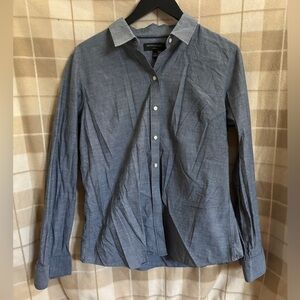 Banana Republic Chambray Blue Casual Shirt